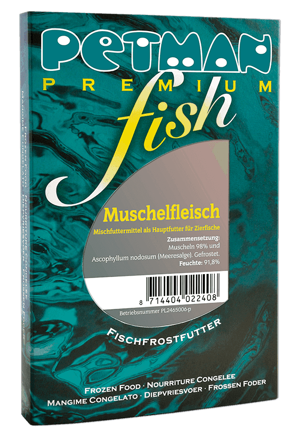Petman Premium fish Verpackung der Sorte Muschelfleisch