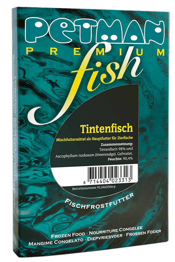Petman Premium fish Verpackung der Sorte Tintenfisch